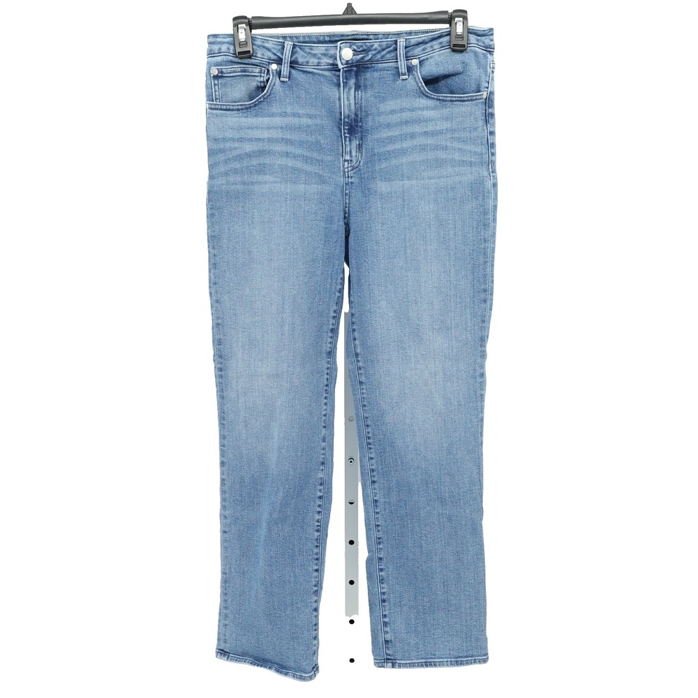 Quince Denim Jeans Womens SZ 32 Stretch High Rise Straight Clean Girl Soft Girl